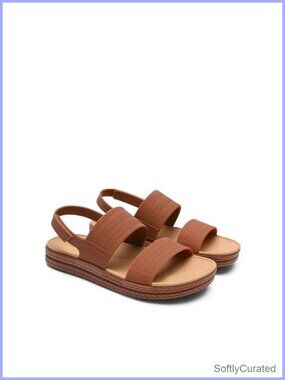 Dream Pairs Waterproof Flat Sandals Platform Comfort Arch Support Beach Pool